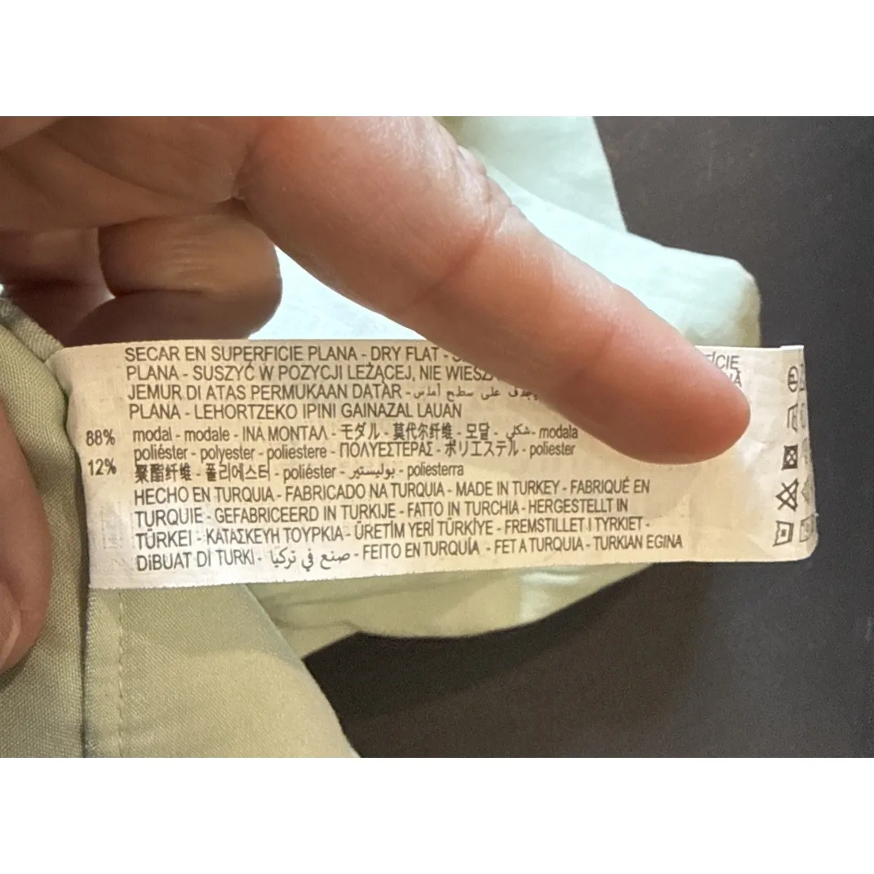 Zara Womens Small Mint Green High Waisted Shorts 2.5" Inseam Pockets Preppy - Image 4