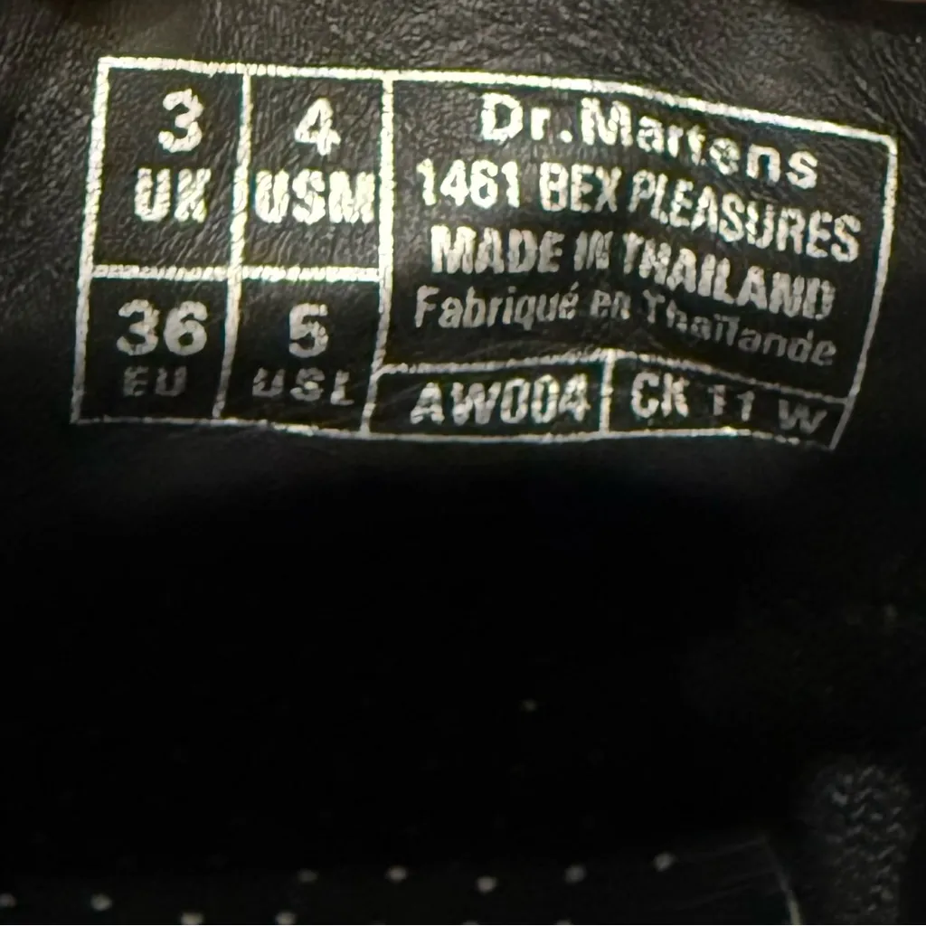 DR MARTENS 1461 Bex Pleasures Tie Dye Platform Shoes Size 4(Mens) 5(Ladies) - Image 15