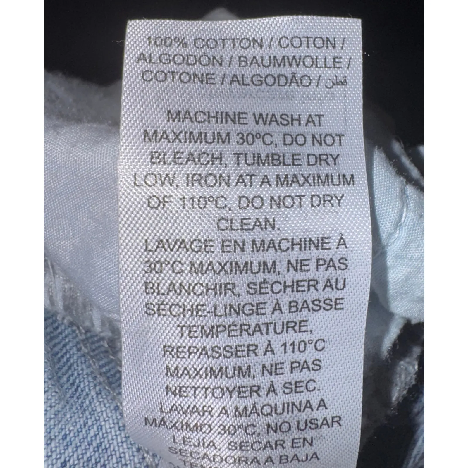 Edikted Wide Leg Jeans Women XS Destroyed Light Wash Streetwear Skater Y2K Style - Image 8