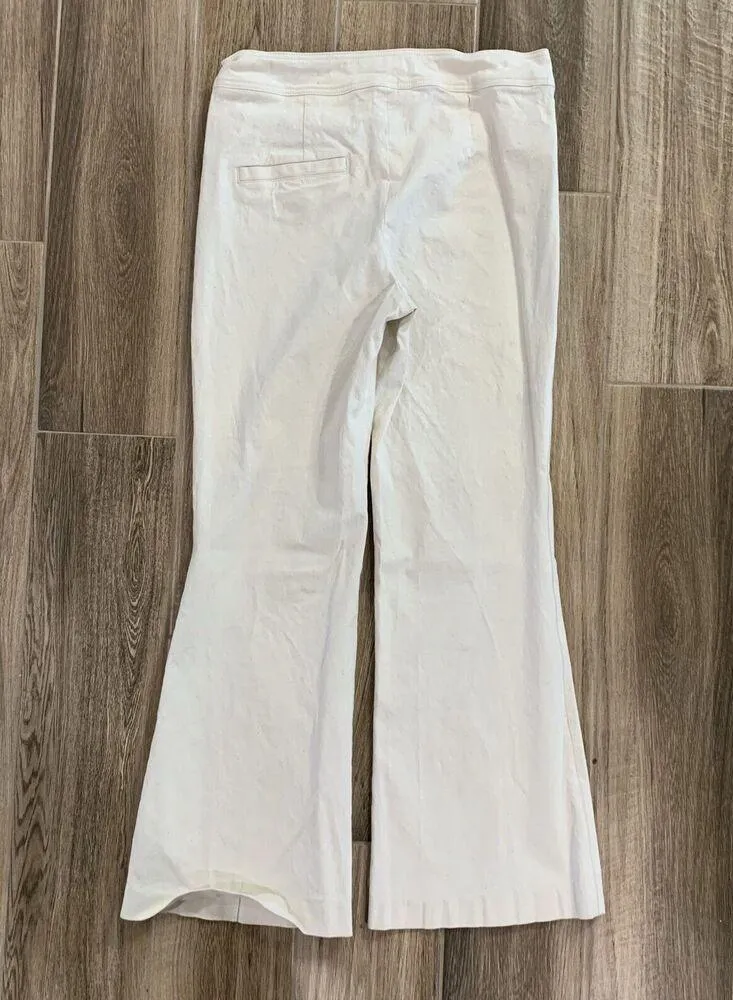 Isabel Marant Size 38 6 M Pants Lyre Flat Front Mid Rise Flare Crop Front Seam - Image 10