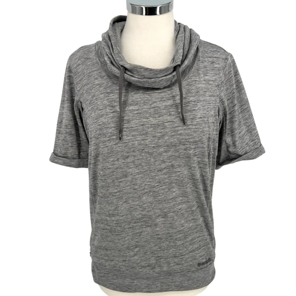 Bench Rollreach Short Sleeve Hooded Jumper Shirt Heather Gray Medium - Image 12
