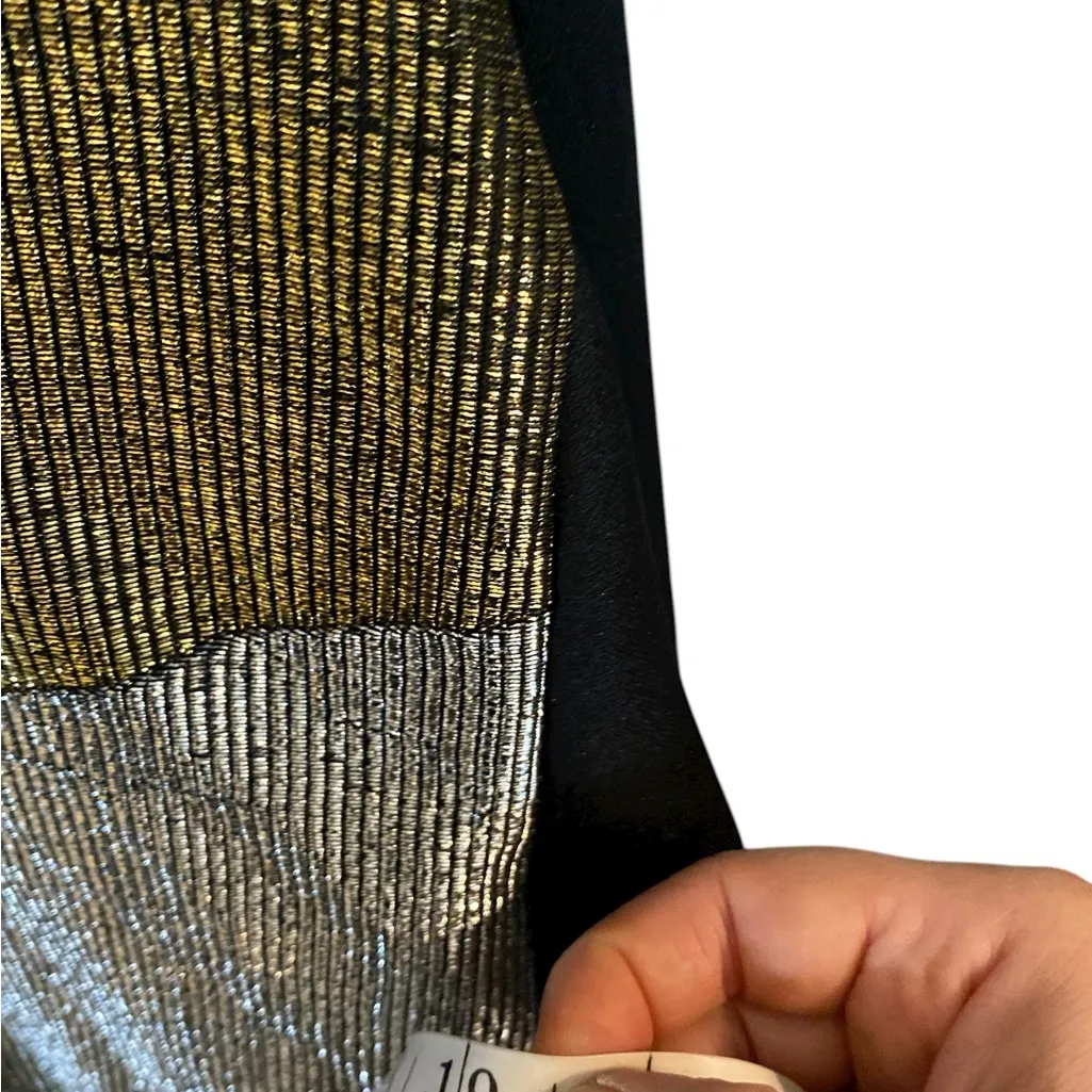 Vintage Gold Silver Lame Button - Image 5