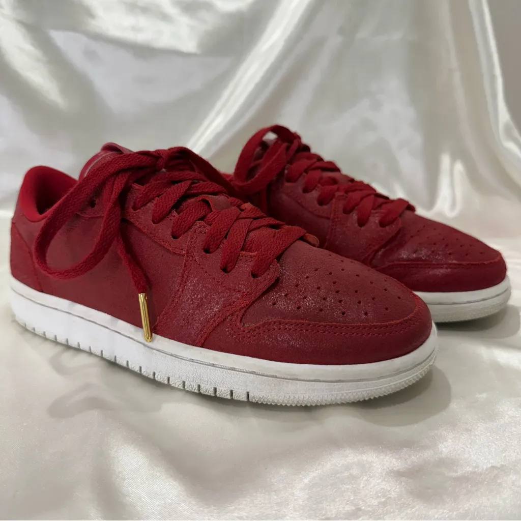 Nike Air Jordan 1 Retro Low NS Sneakers Gym Red Womens Size 6 Streetwear Sporty - Image 5