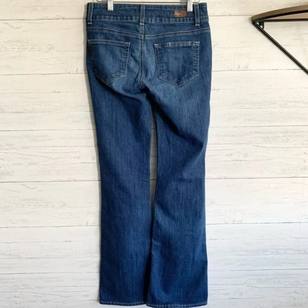 Paige Hidden Hills Double Button Flare Jeans size 27 - Image 9