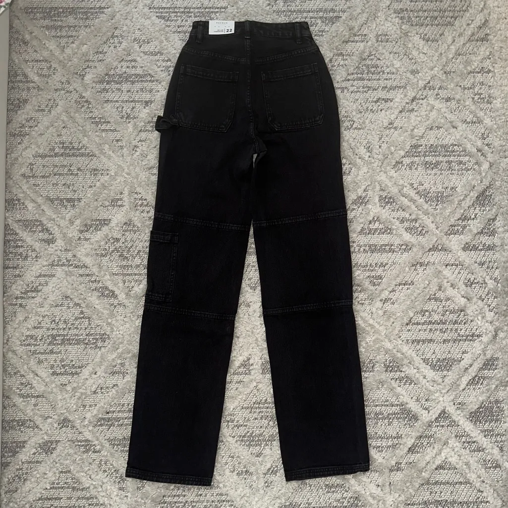 PacSun Black Cat 90’s Boyfriend Utility Jeans - Image 5