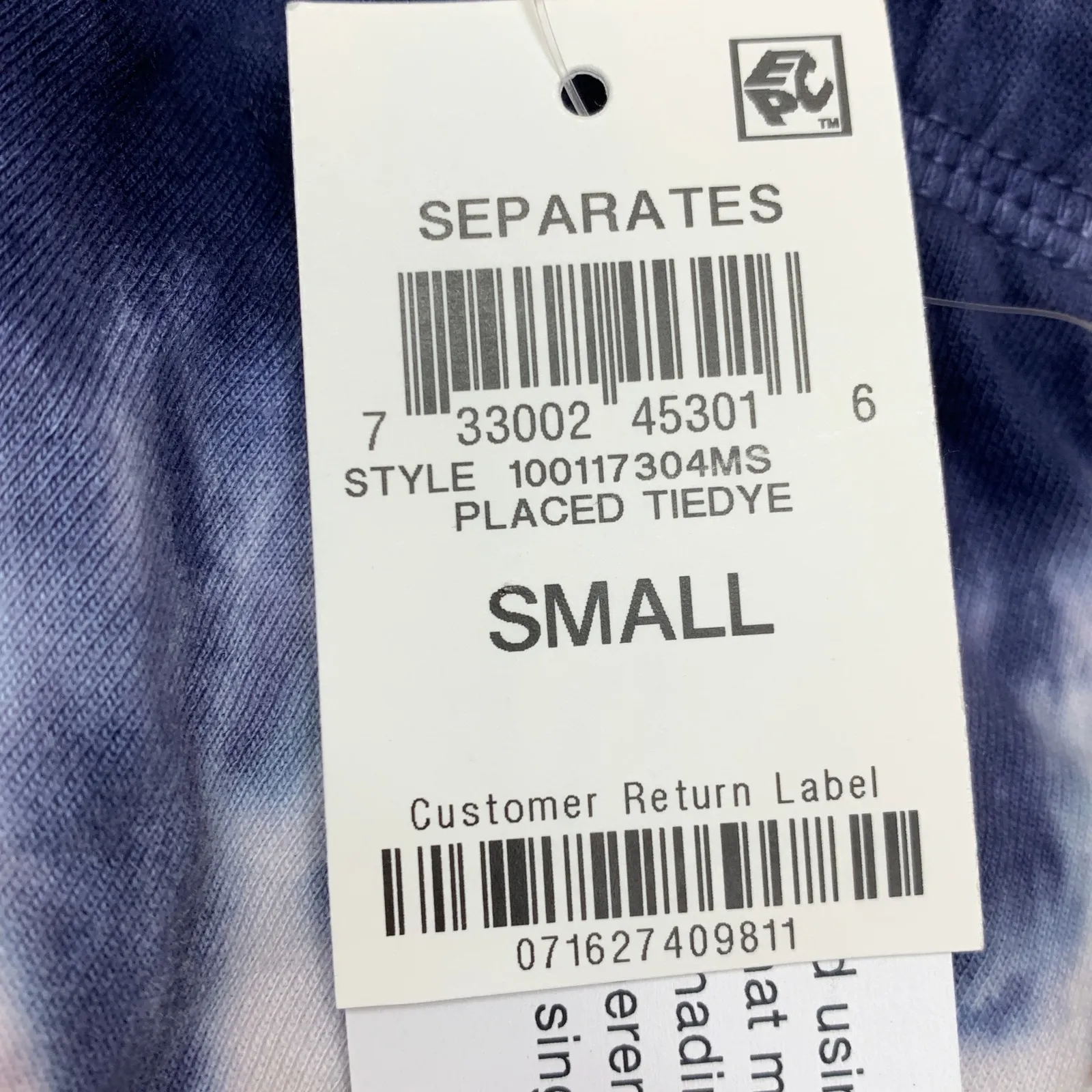 Jenni Intimates Tie‎ Dye Lounge Shorts Drawstring Waist Casual [Size Small] - Image 3