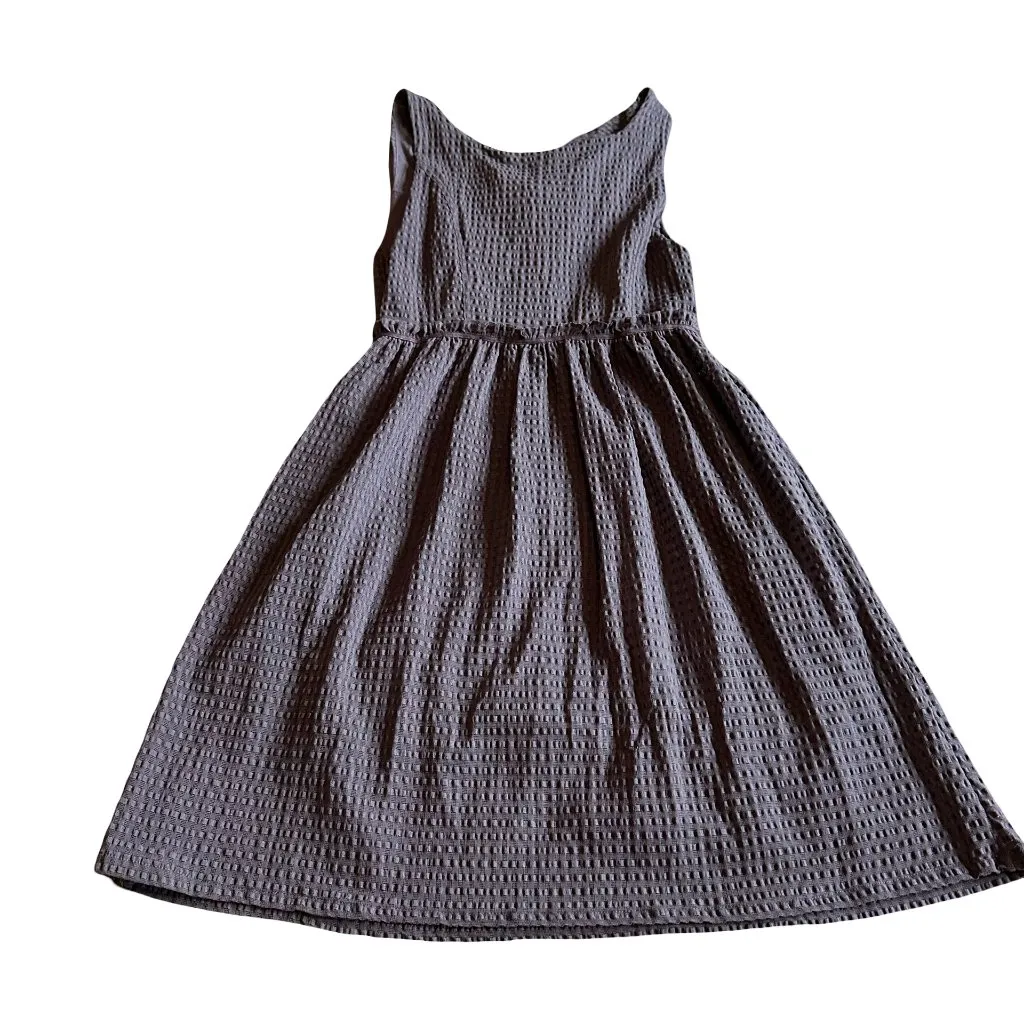 Ric Rac Anthropologie Purple Waffle Textured Dress Stretch Sleeveless Small - Image 8