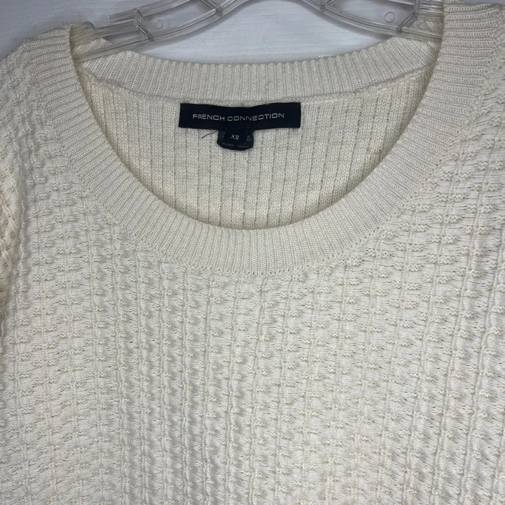 French Connection Angora Wool & Cotton Blend Sweater - Image 5