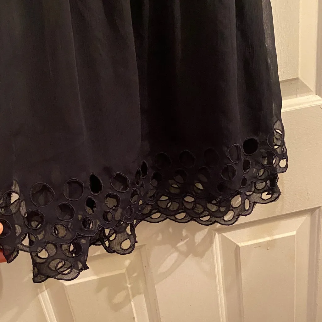 Bar III Black Mini Dress with Lace Details - Image 5