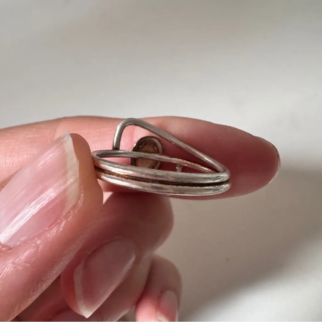 Vintage Sterling Silver Ring Estate Jewelry Womens 8.75 - Image 6