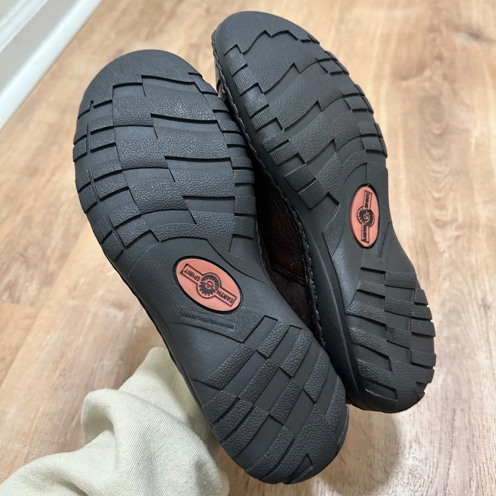 EARTH SPIRIT | Women's Brown Leather Comfort Slip On Shoes - Image 5