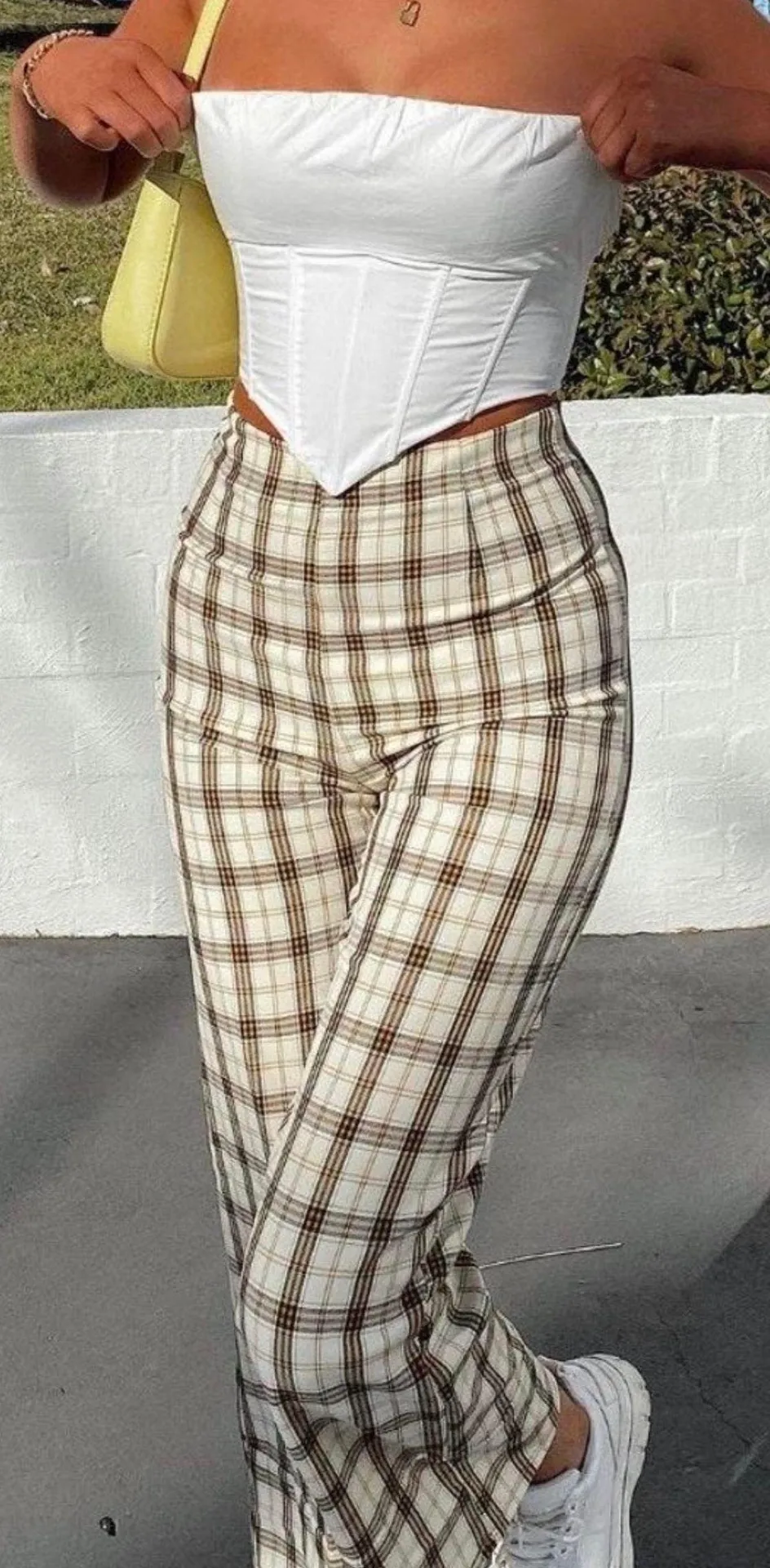Princess Polly Plaid Pants - Image 4