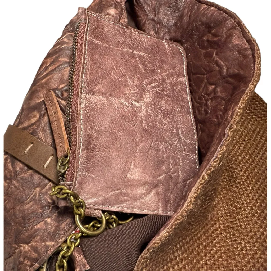 NWT FREE PEOPLE We The Free Talia Bag Embroidered Crossbody Leather Purse $268 - Image 5