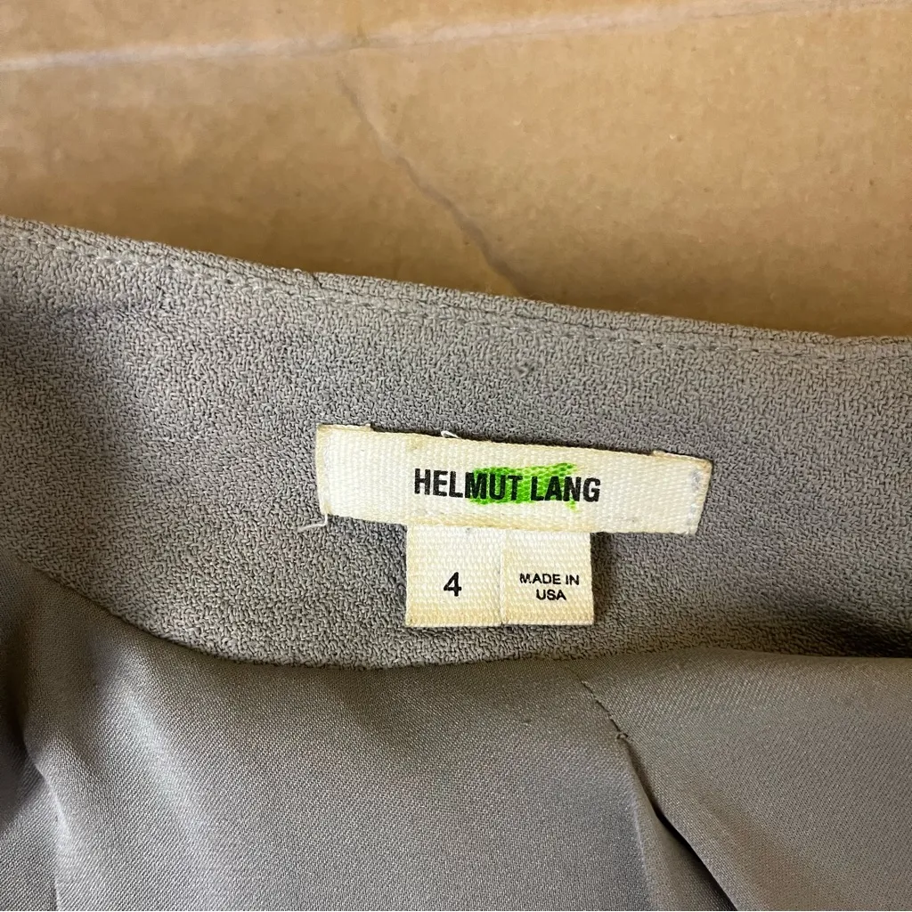 Helmut Lang Grey Asymmetrical Jacket - Image 10