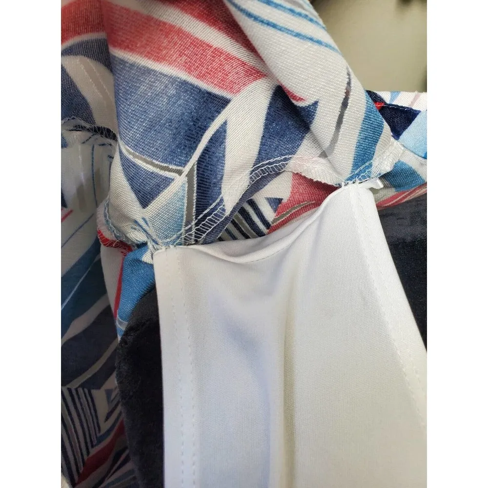 Alfred Dunner Women Multicolor Rayon Collared Long Sleeve Buttons Down Shirt 24W - Image 11