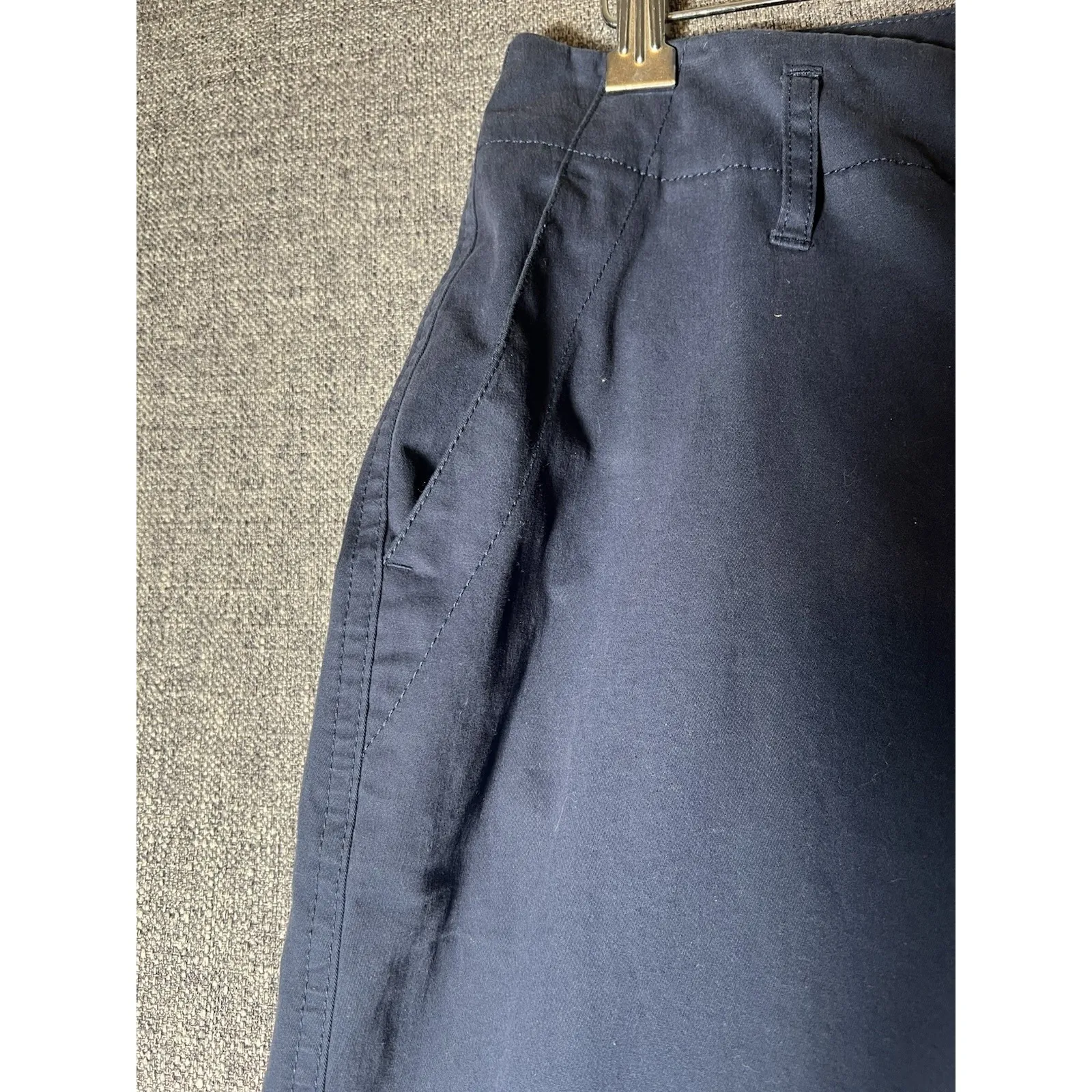 Women's A New Day Straight Leg‎ Chino Ankle Pants Blue 8 - Image 7