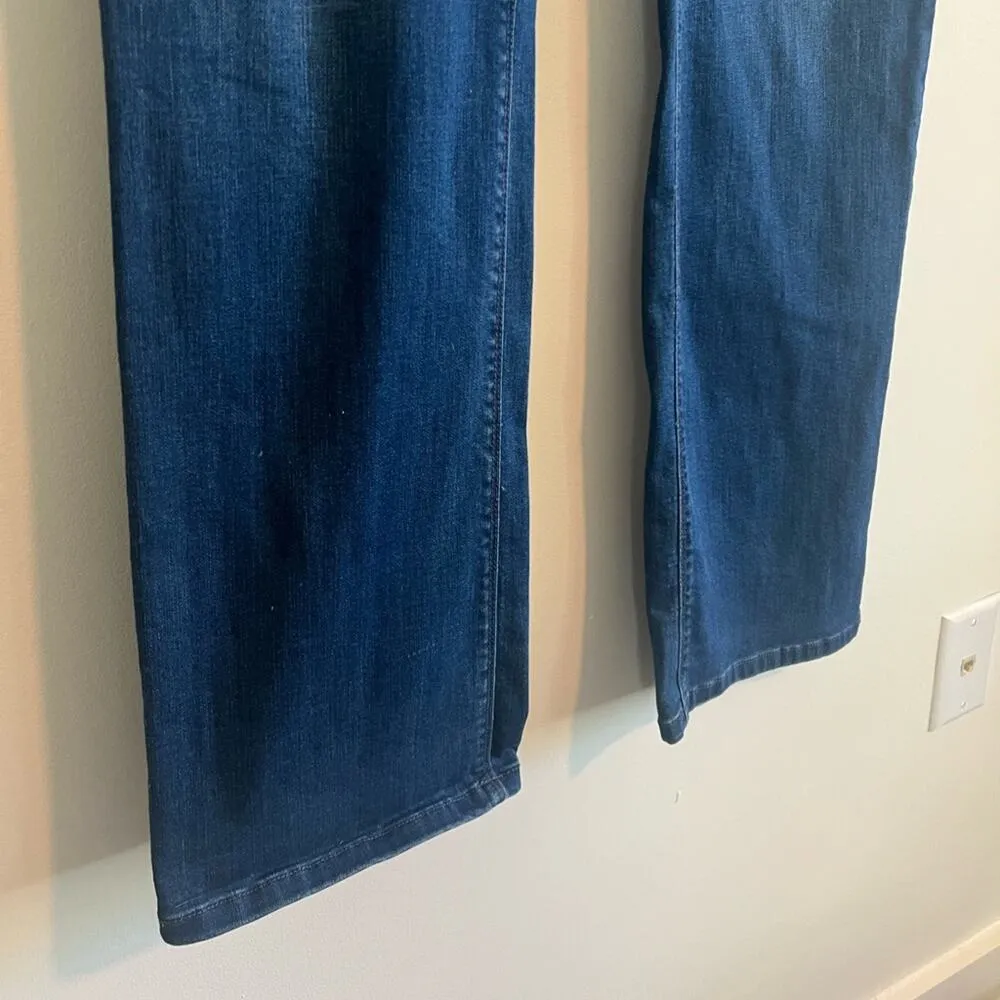 Not Your Daughters Jeans Women 16 Lift Tuck Tech Plus Size Straight Dark USA - Image 5