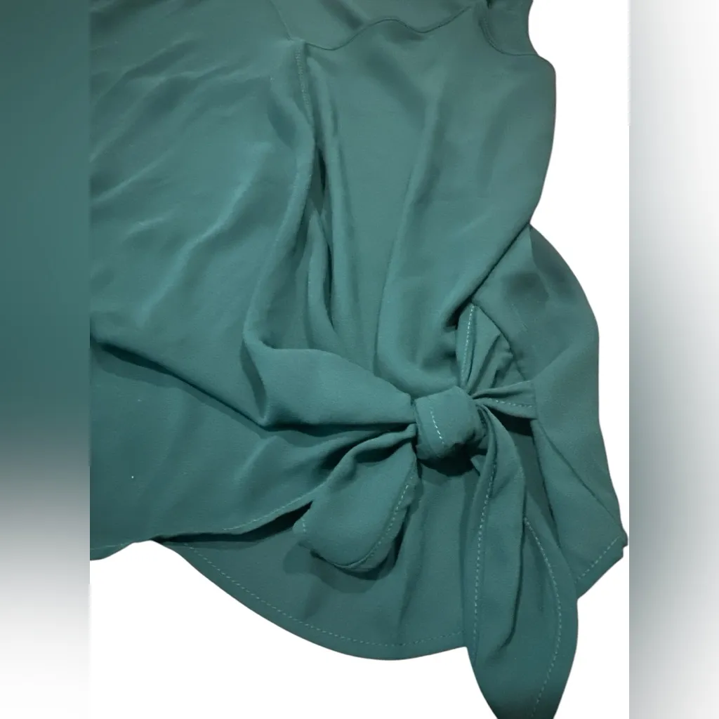 PaperMoon  Teal‎ Tie-Side Tank Top – Size Small - Image 3