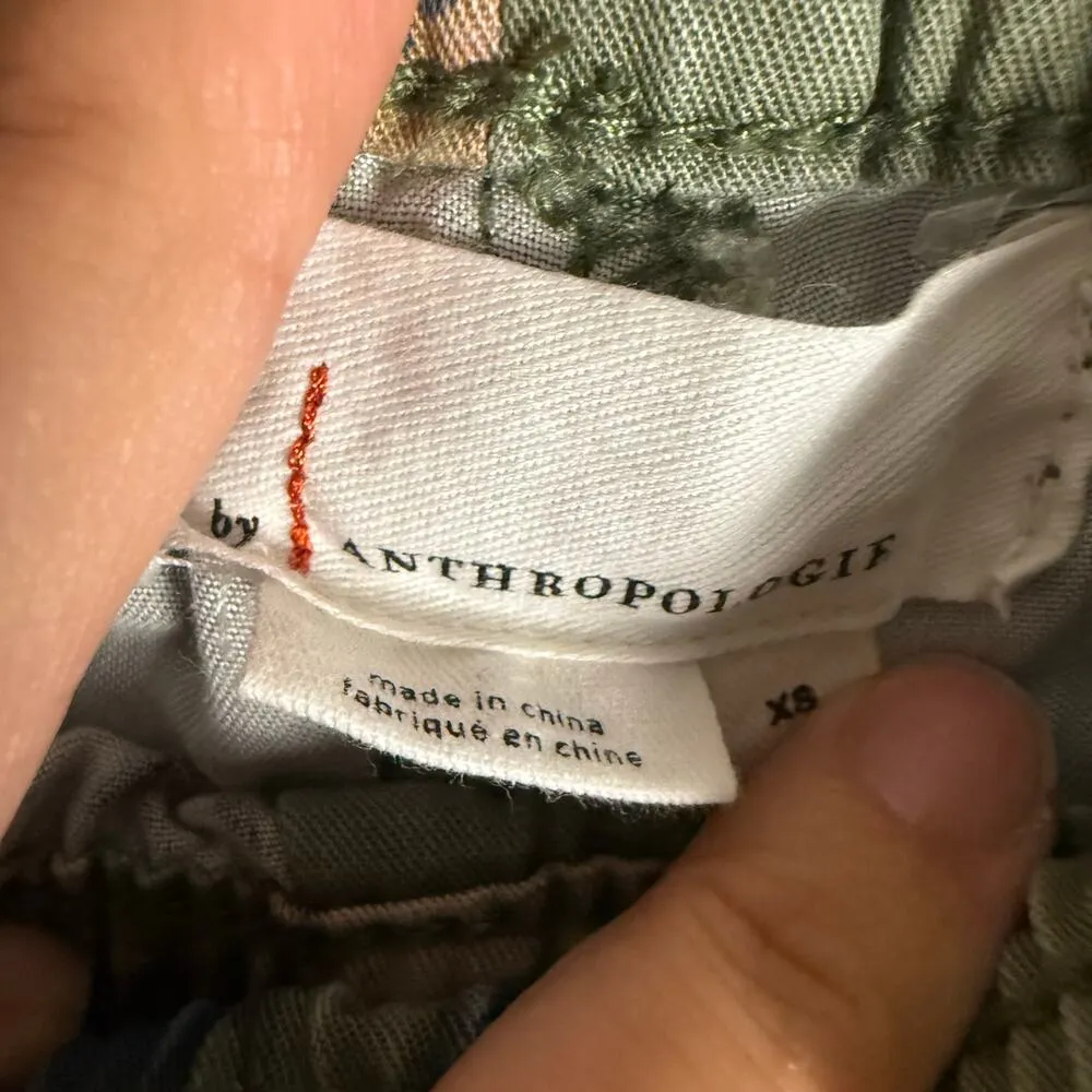 Anthropologie Orana Green Printed Floral Lyocell Jogger Pants Size XS - Image 8