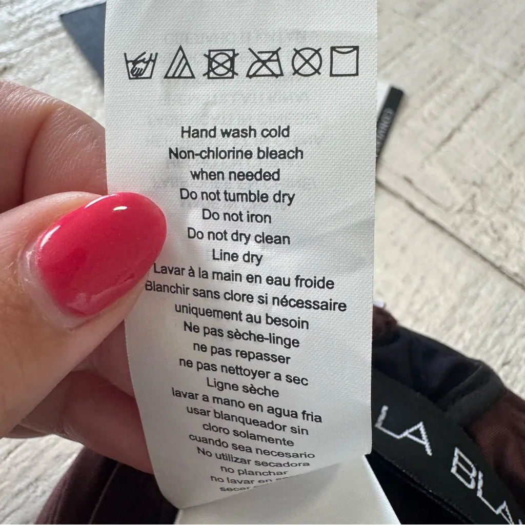 La Blanca Island Goddess Twist NWT size 4 Underwire Bikini Top in Java Brown - Image 11