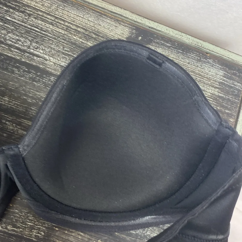 Wacoal Black Red Carpet Strapless Underwire 854119 Bra 36D NEW - Image 5