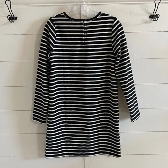 LOFT‎ Striped Ottoman Mock Neck Dress Long Sleeve Mini Ribbed Material NWT - S - Image 6