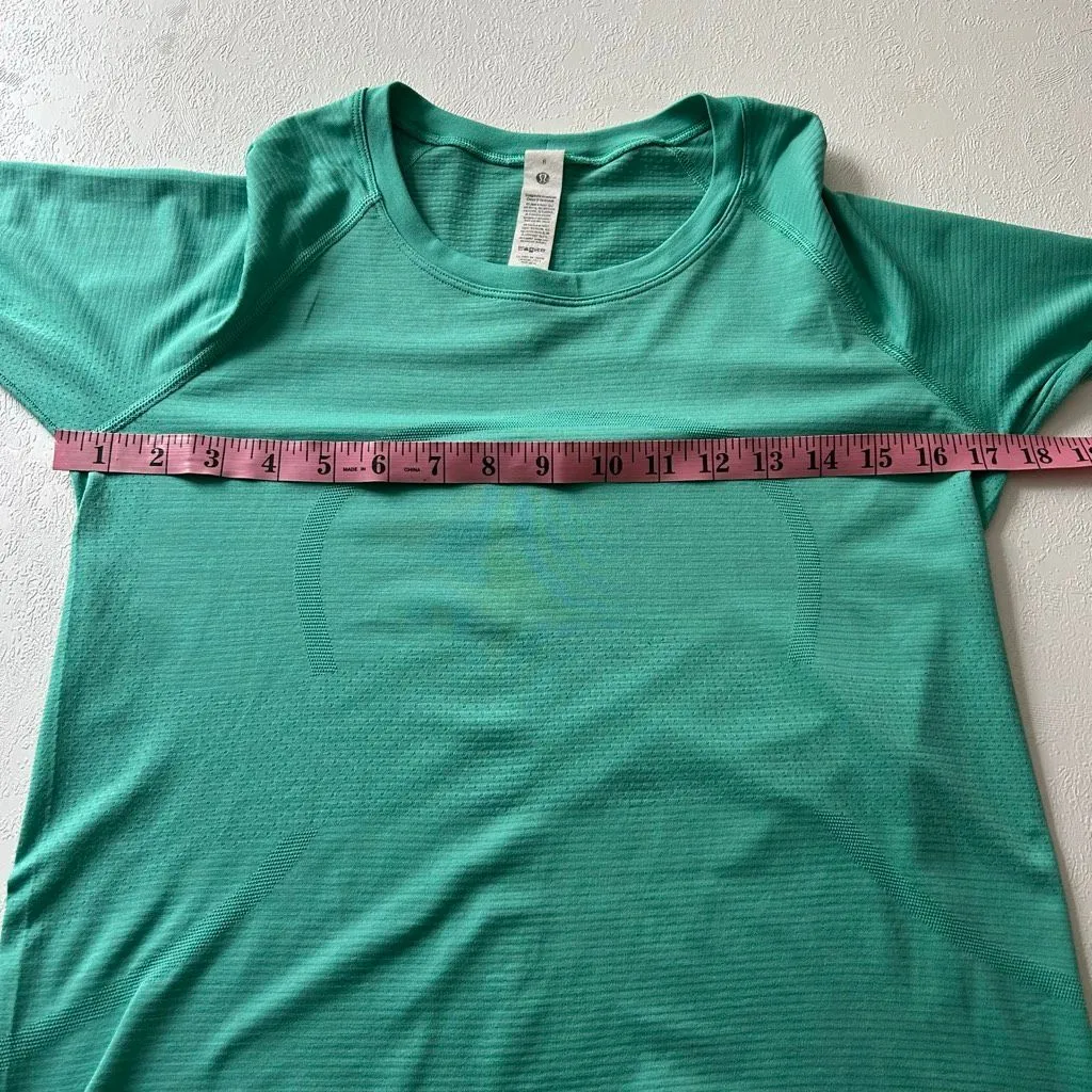 Lululemon Swiftly Tech Long Sleeve 2.0 Green Teal | Size 8 | Lightweight Seamles - Image 5