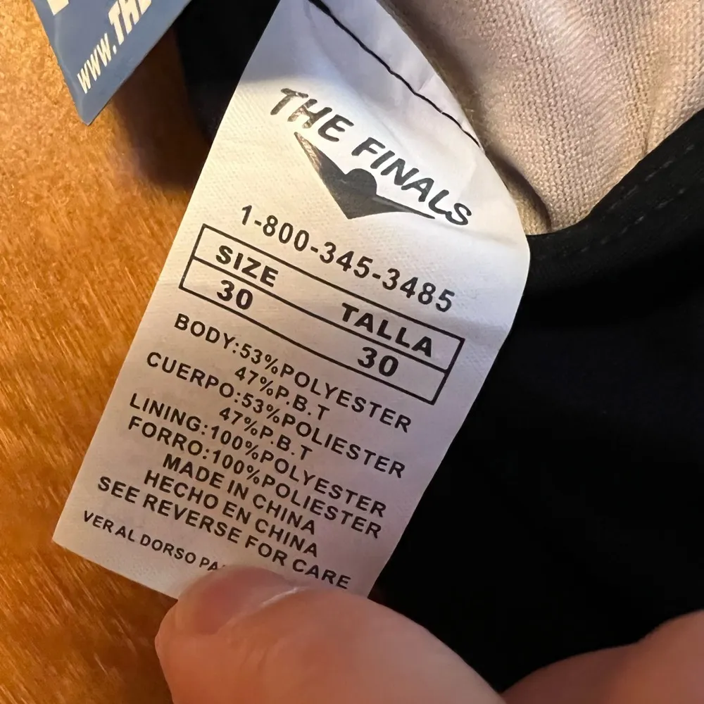 The Finals Women’s Swimsuit Bathing Swim Suit One Piece V-Back Endurotech 30 XXS - Image 6