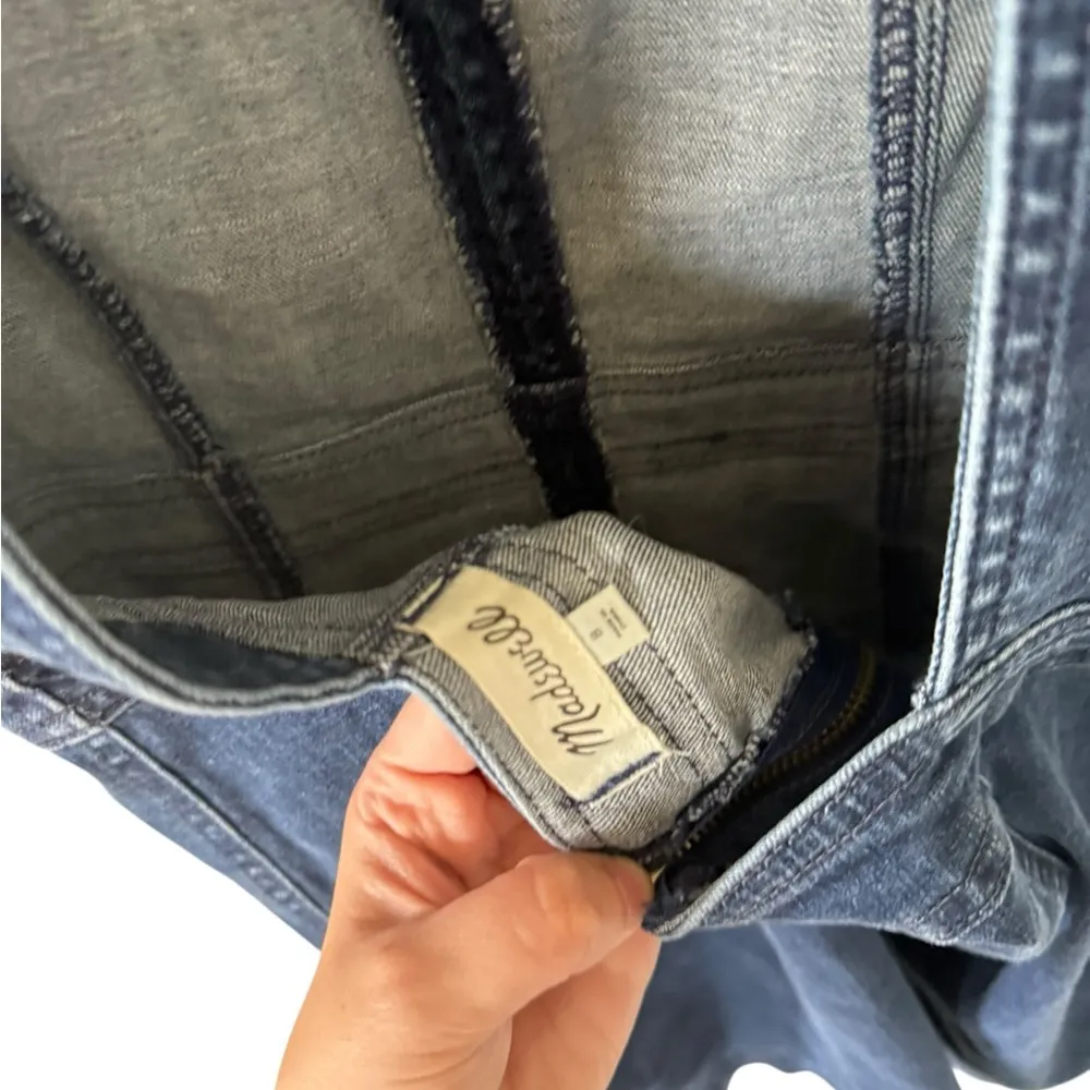 Madewell NEW Denim Apron Bow-Back Dress - Image 5