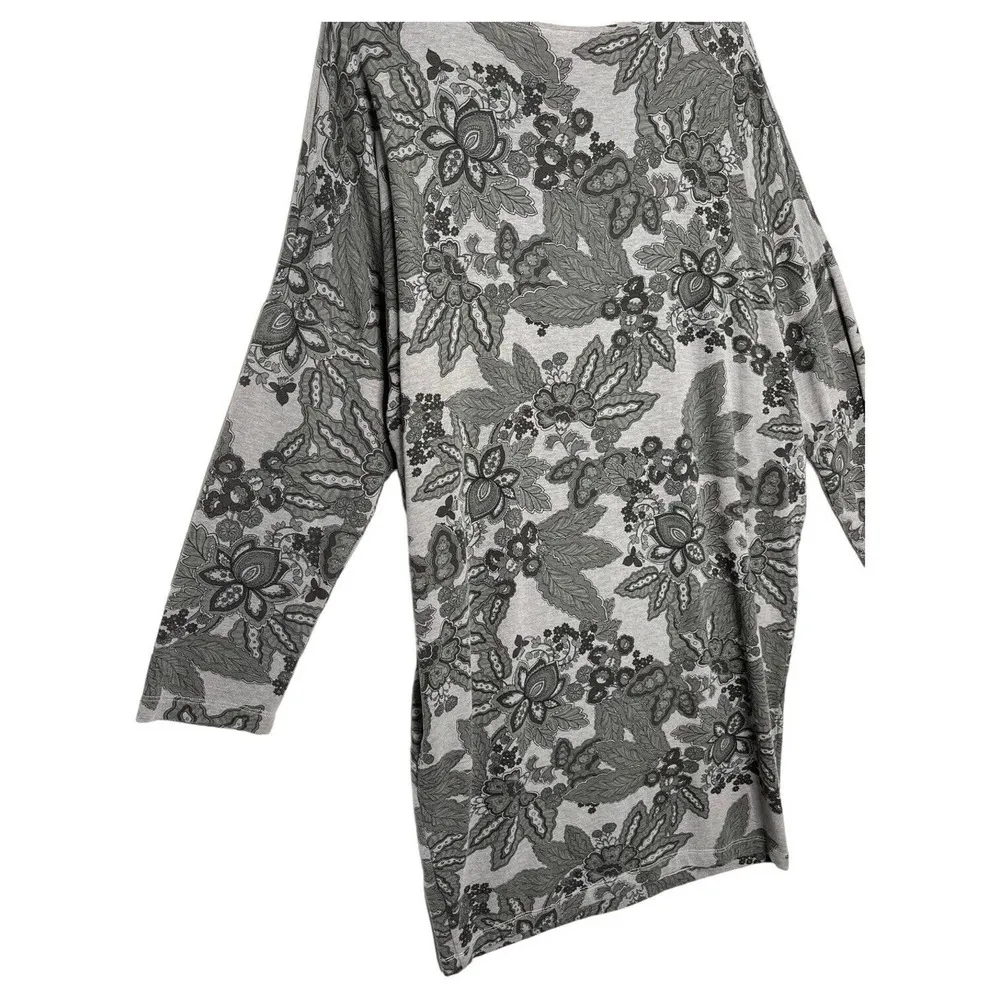 New Bryn Walker Dress Womens Small Alanna French Terry Floral Cocoon Tunic - Image 10