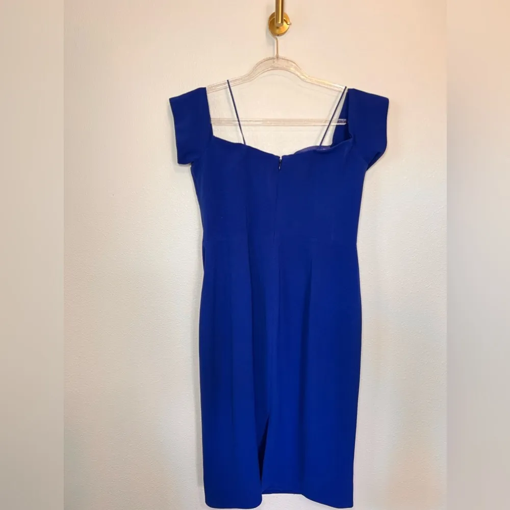 Dress The Population Bailey Dress In Electric Blue Size XL - Image 3