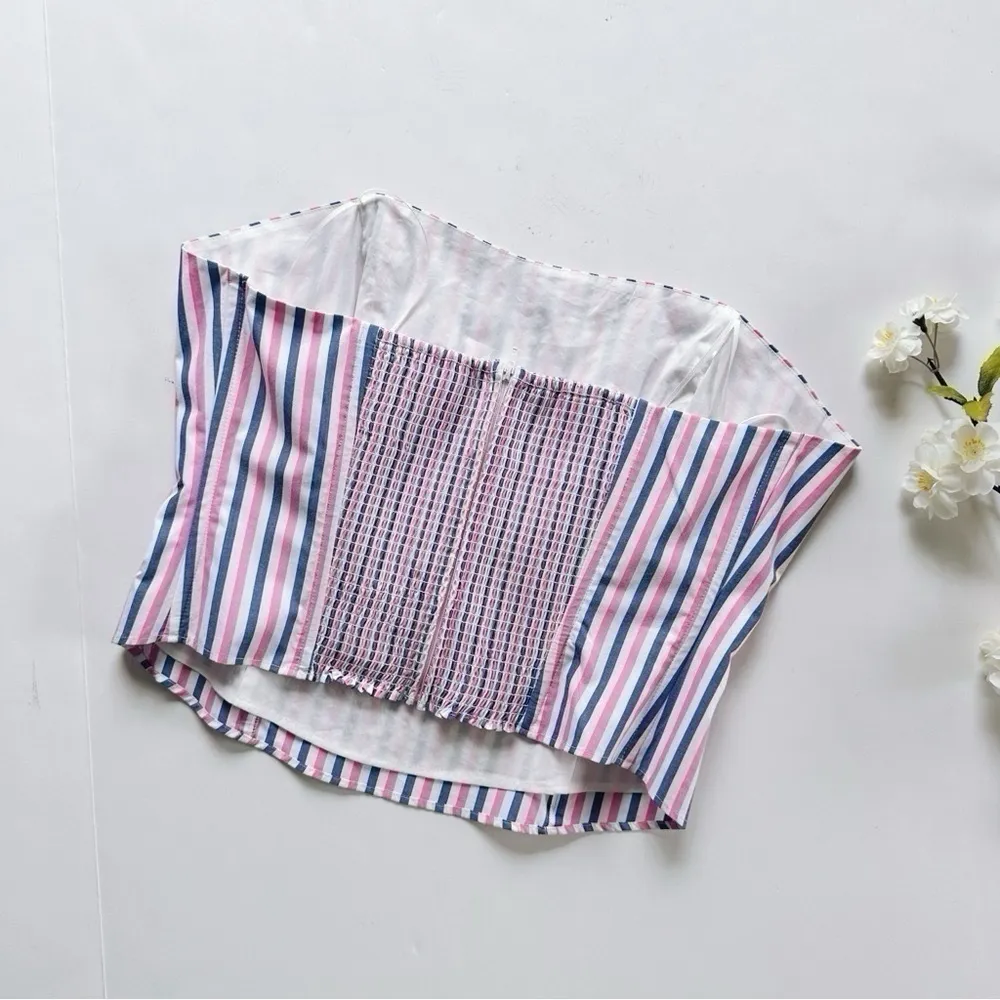 NEW Favorite Daughter The Lanai Top in Blue & Pink Size 12 - Image 14