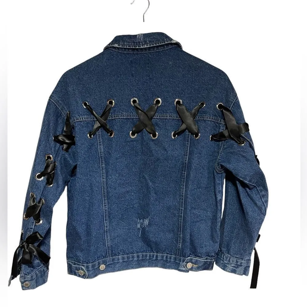 Modern Designer Denim Lace - Image 4
