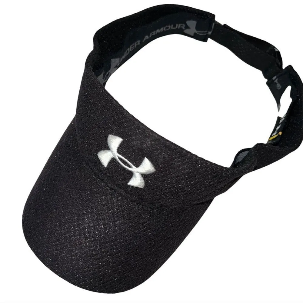 Under Armour unisex black golf visor - Image 5