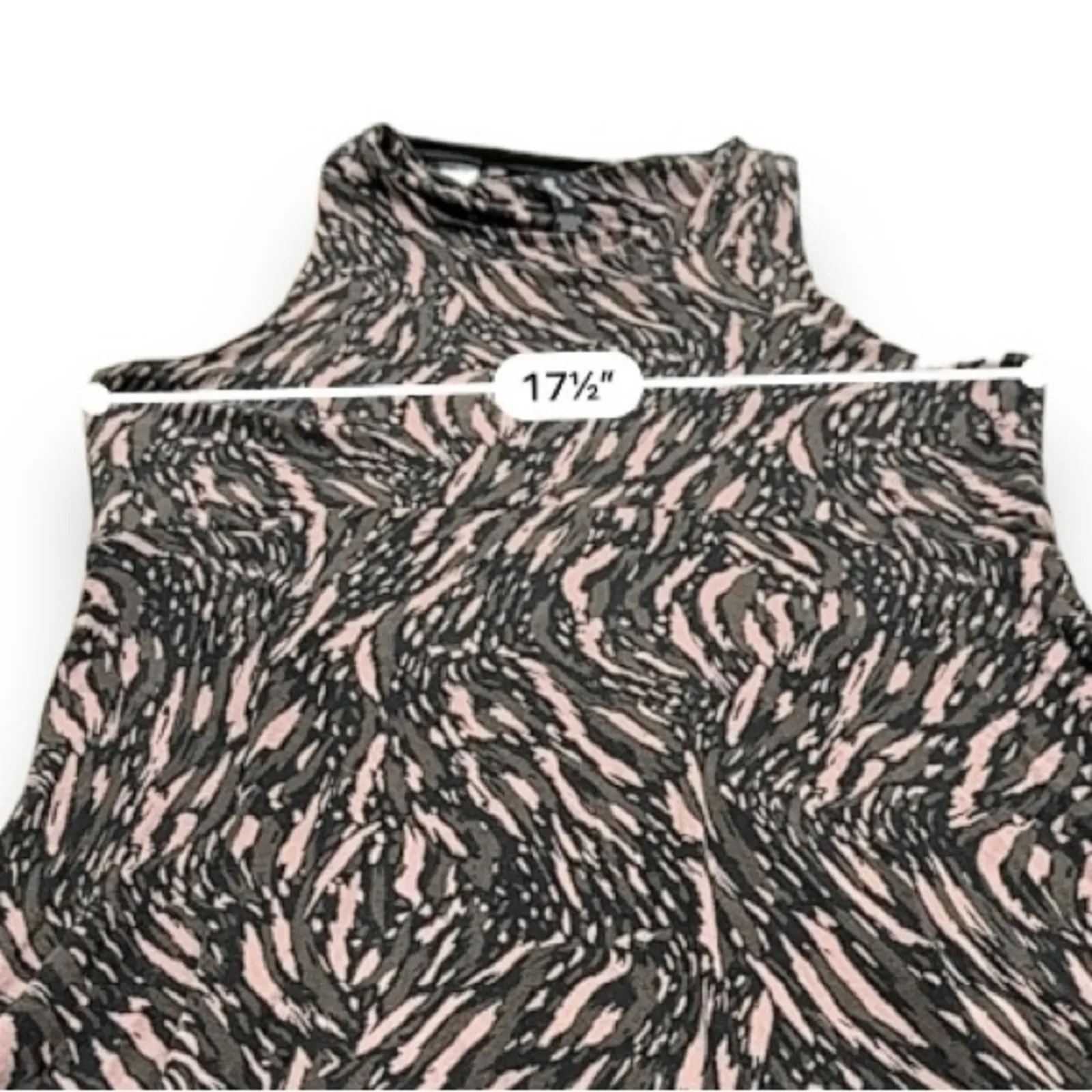 Athleta‎ Santorini Thera Abstract Print Athleisure Sleeveless Travel Dress Sz L - Image 11