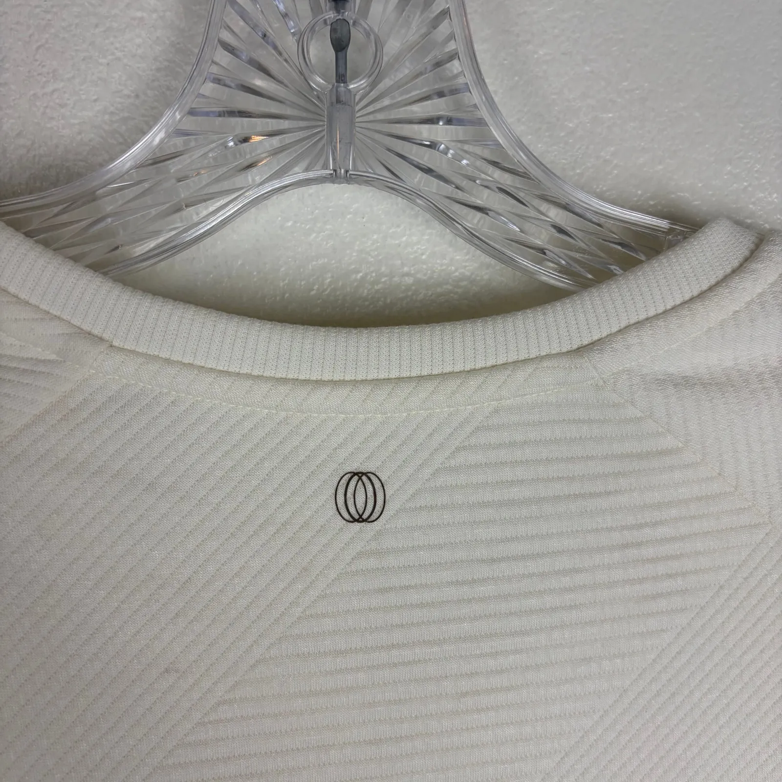 Balance Collection Womens Off White Sweatshirt Size Medium Kamari Relaxed NWT - Image 7