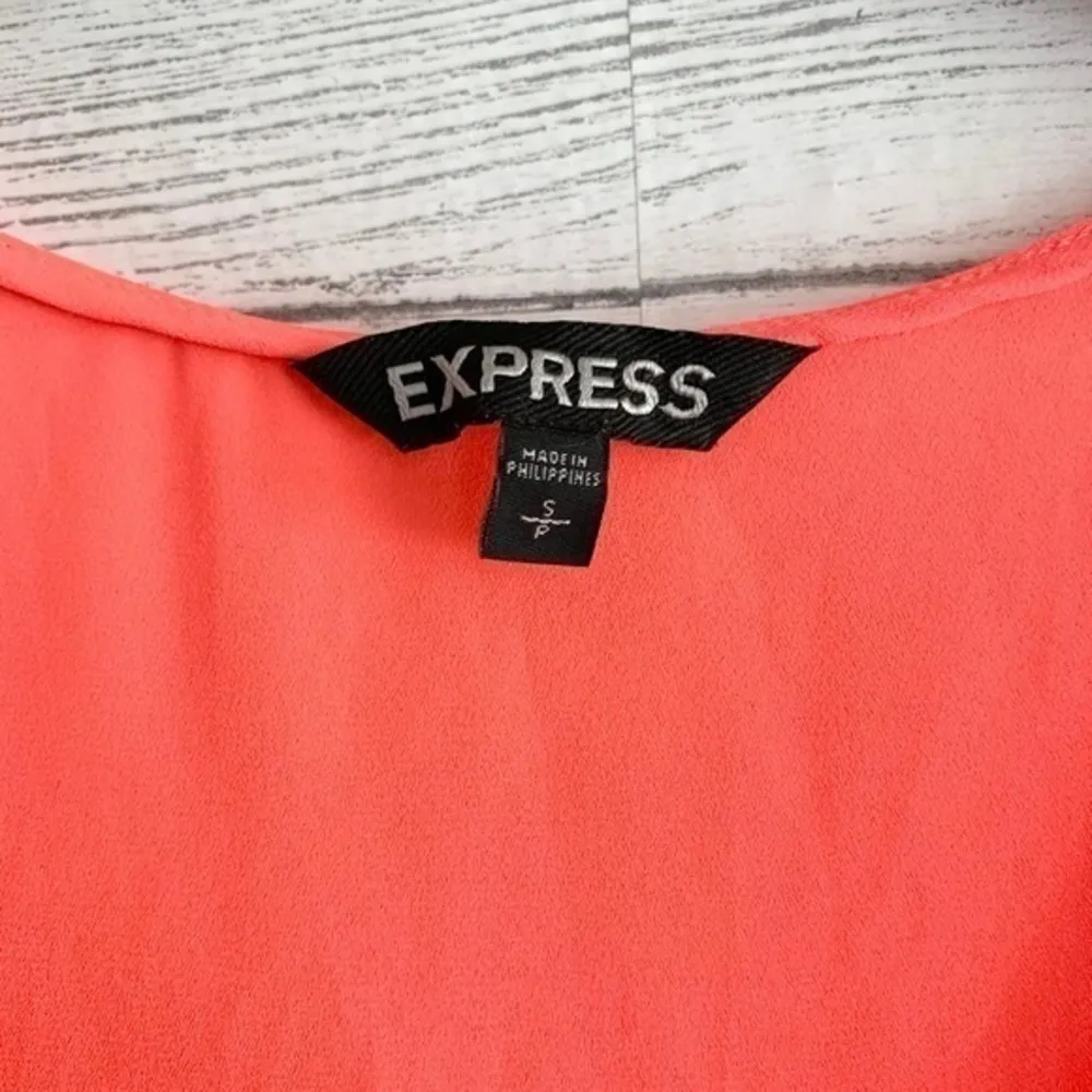 Express Bright Orange Tank Top - Image 2
