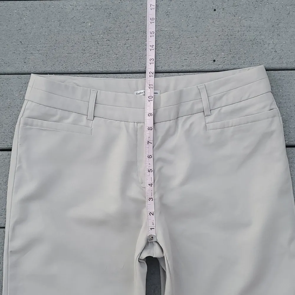 Dalia Collection Khaki Trouser Pants Size 12 - Image 8