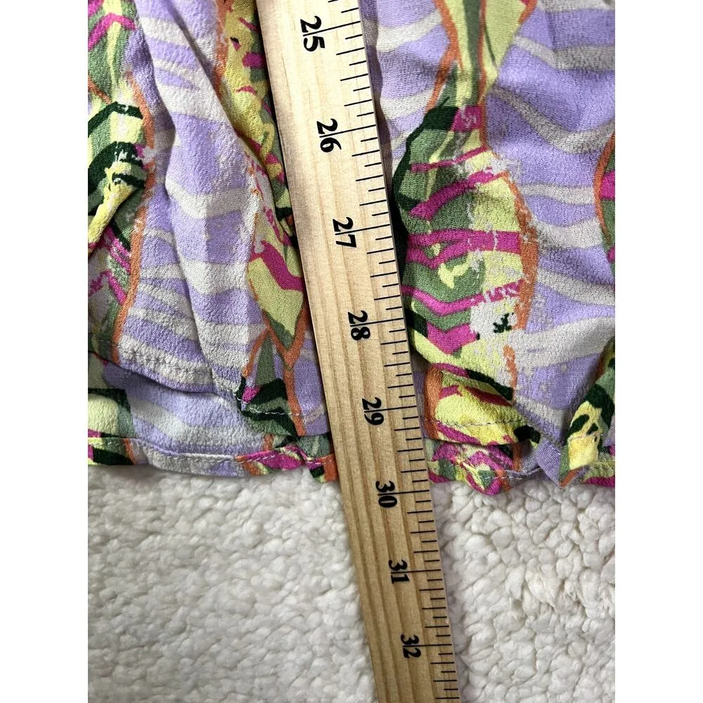 Basement Dress Women's Size Small Purple Fairycore Preppy Old Money Long Sleeve - Image 10