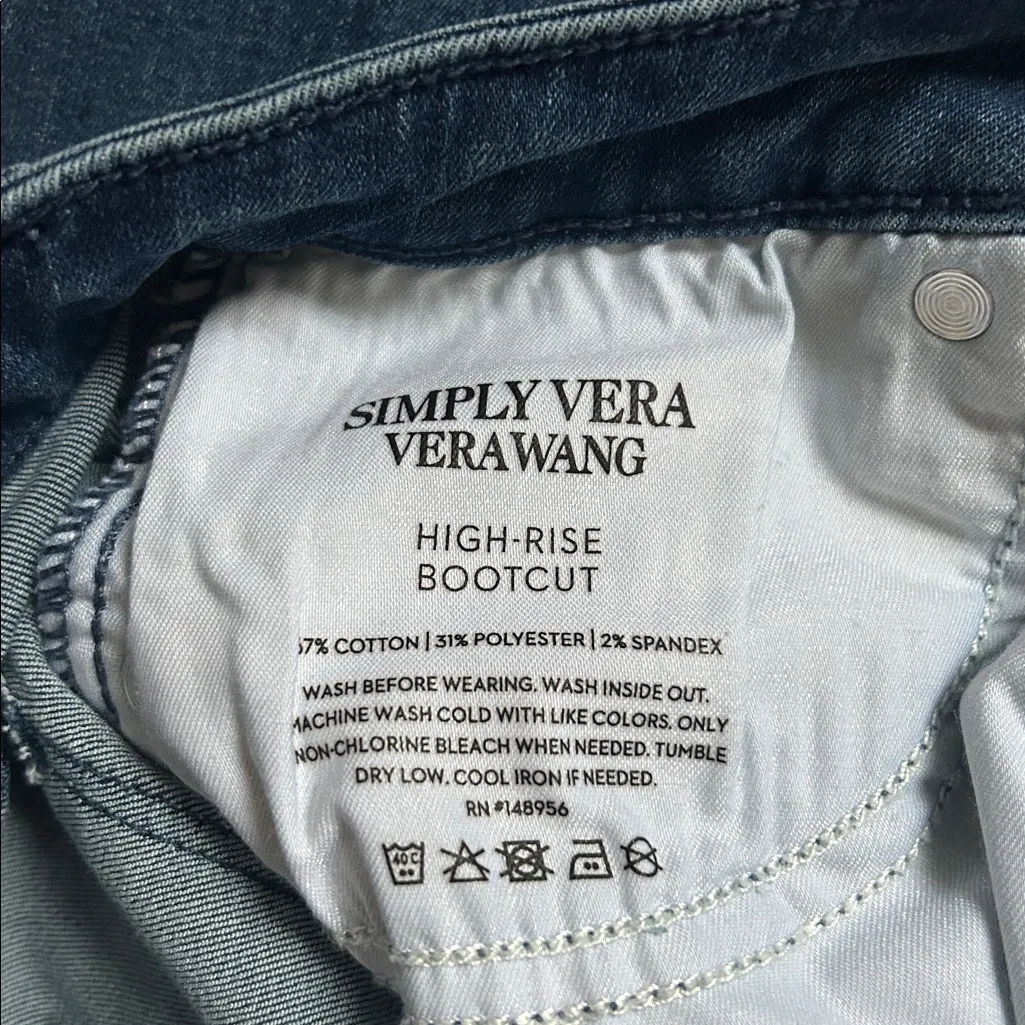 Simply Vera Vera Wang High Rise Bootcut Jeans - Image 5