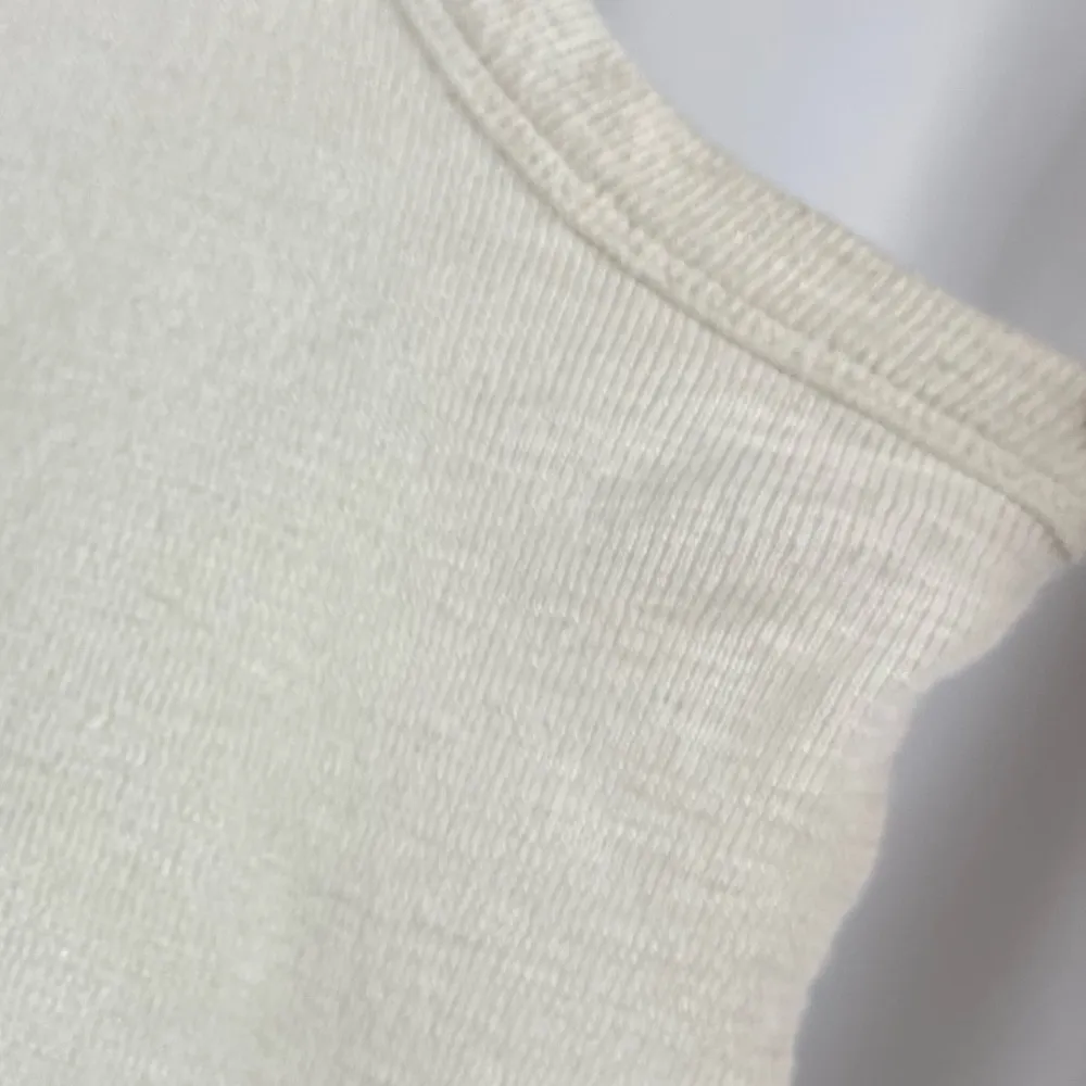 Madewell Small Westville Tank Top Cream High Neck Crop Retro Minimalist - Image 4