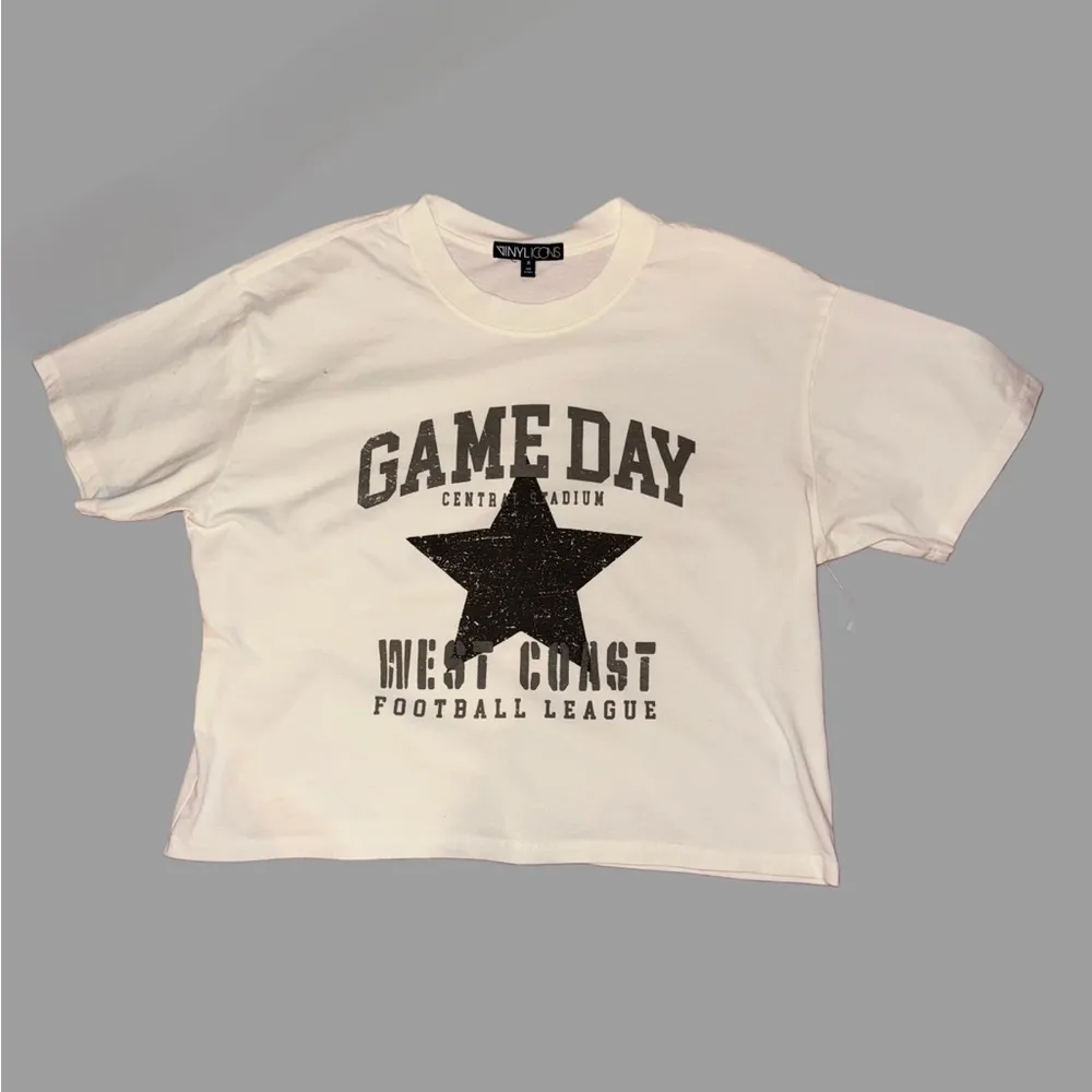 VINYL ICONS Cotton Graphic Baby Tee Game Day Star - Image 3