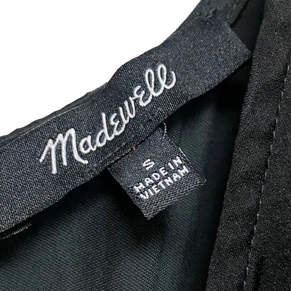 Madewell Crossfront Polka-Dot Jumpsuit Small V Neck Silky Keyhole Back - Image 6