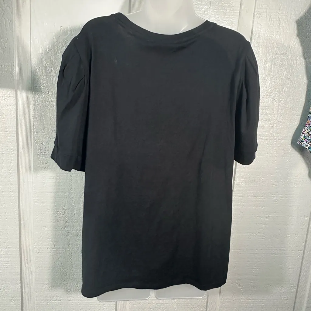 KARL LAGERFELD PARIS Women's Logo Charm Crewneck T-Shirt Size XL NWT - Image 8