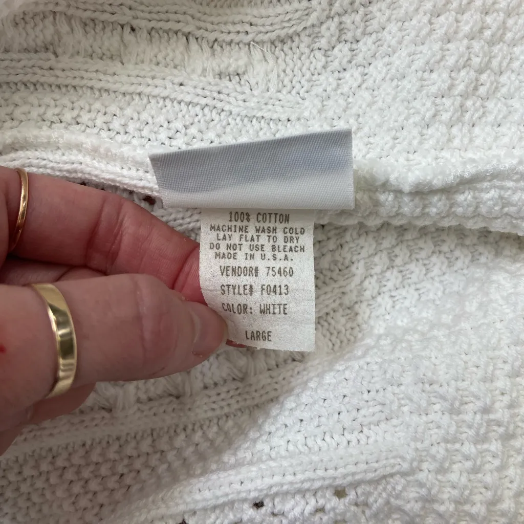 Vintage 90s White Knit Halter top 🔥 - Image 4