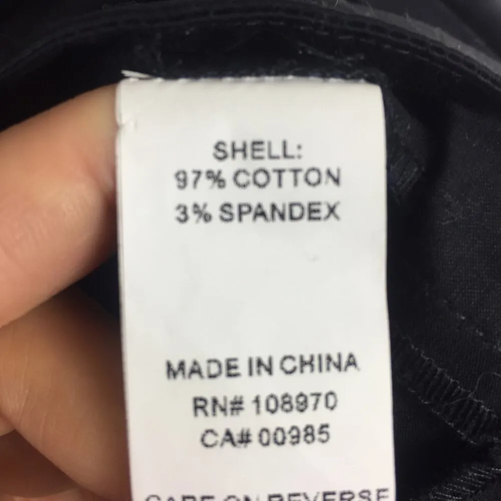 Zac Posen Isla Black Poplin Cotton Off Shoulder Scalloped Hem Mini Dress Size 8 - Image 6