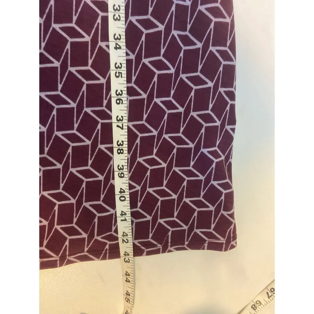 41 Hawthorn Dress Size 2X Burgundy A - Image 10