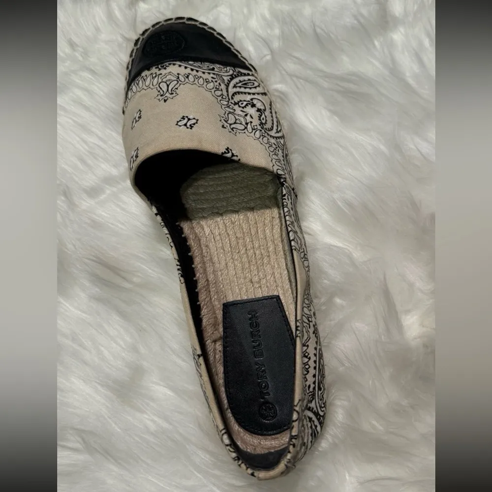 Tory Burch Pigment Espadrille Canvas Flat Shoe-Size 11M -Block Espadrille - Image 7