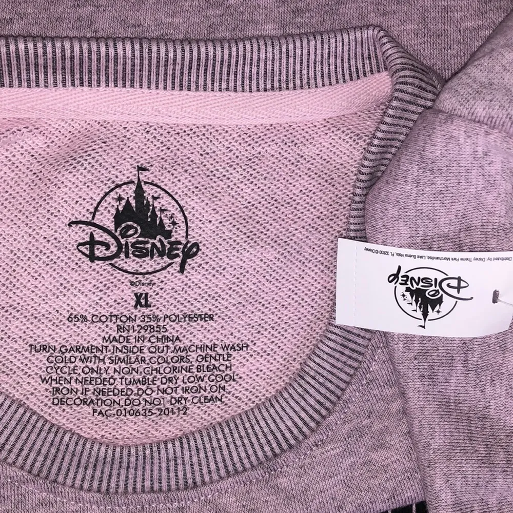 Disney NWT Size XL Sleeping Beauty 3 Good Fairies Cropped Sweatshirt Top - Image 6