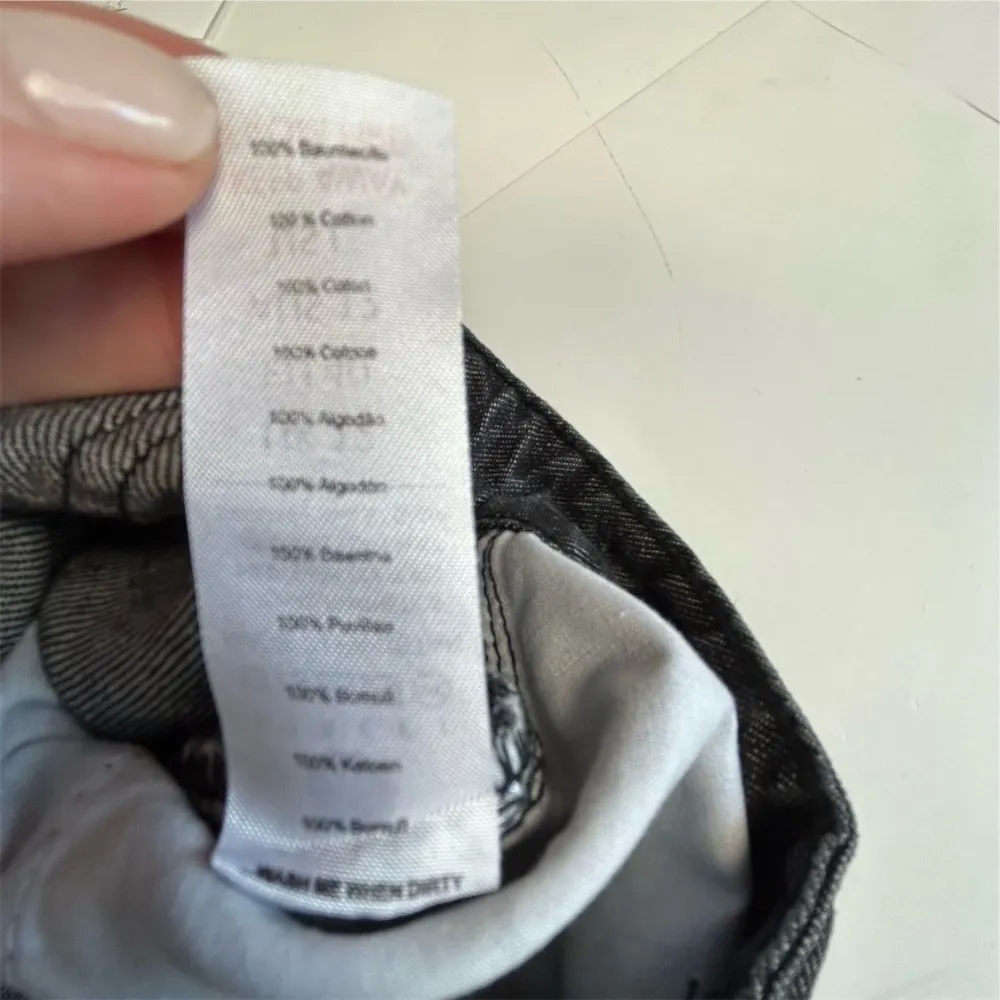 Daisy Street Women's Black Straight Jeans Size L High Rise Denim - Image 7